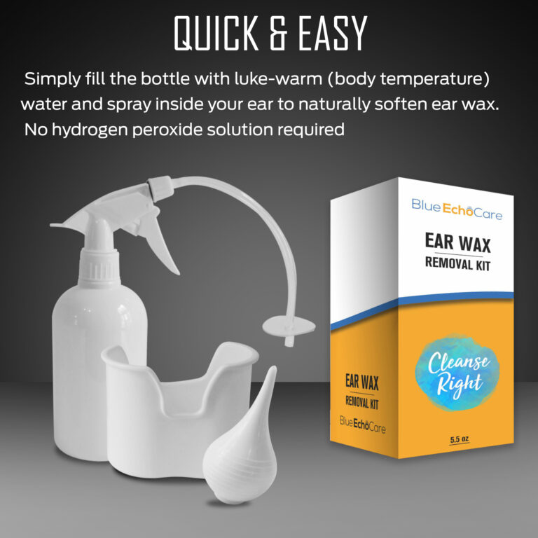 Ear Wax Removal Kit with USA MADE, Reusable, Dishwasher Friendly TIPS