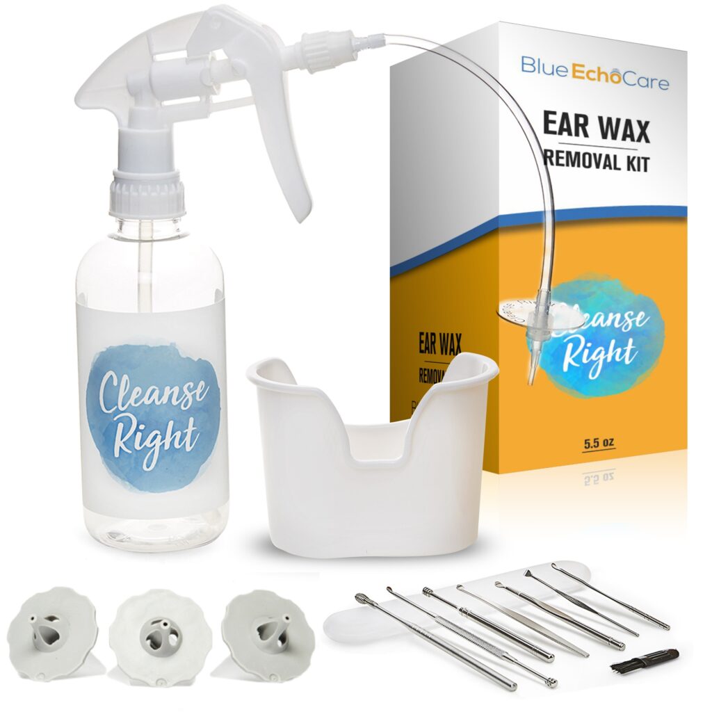 Ear Wax Removal Kit with USA MADE, Reusable, Dishwasher Friendly TIPS