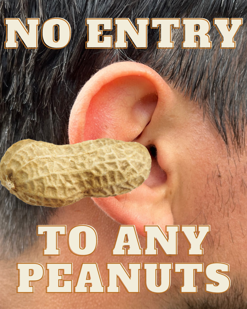 ear wax removal ear drops can contain peanut butter which is can cause peanut allergy issues
