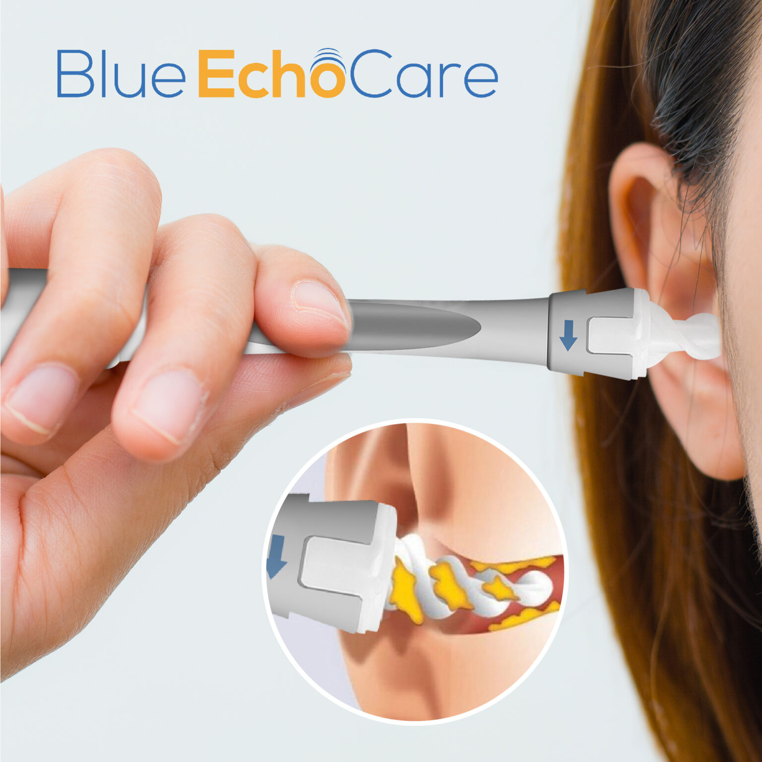 Spiral Ear Wax Remover Blue Echo